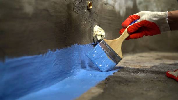 Commercial Waterproofing project at a Thorndale, PA business property by SJ Waterproofing Pros